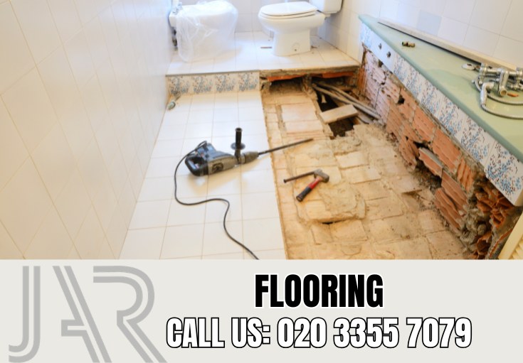 Bathroom Flooring Installation by Pimlico Bathroom Fitters